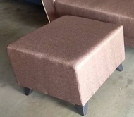 Bangku Kain Coklat  H15" L21" W21"