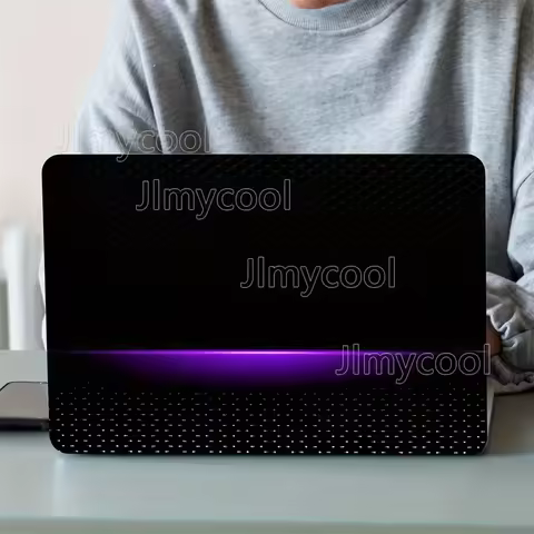 2 Piece Laptop Art Decal Tech Sense Pattern Case Universal Netbook Skin Sticker Non-reusable Laptop 