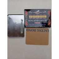 High quality 9999 stainless steel pressed number plate, number plate must be perforated and black sh