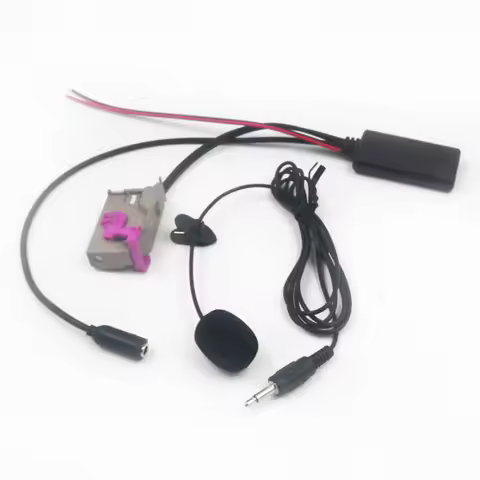 Biurlink Car RNS-E rnse Radio Headunit Bluetooth 5.0 AUX Multimedia Bluetooth Adapter Audio Cable fo