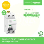 RCCB ELCB SCHNEIDER ACTI9 IID 2P 40A 30MA A9R71240 Original