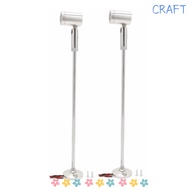 CRAFTML 2 Pack Mini LED Spotlight, 1W DC 12V LED Accent Light, Eye-caring Adjustable Angle Hard Wire