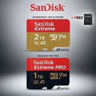 SanDisk Extreme® microSDXC™ UHS-I CARD (128GB/256GB/512G/1TB) Micro SD Card A2 100MB/s U3 4K