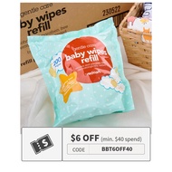 RedMart Canister Baby Wipes Refill Pack (200pcs) - Case