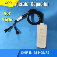 1 Piece 3uf 450v Refrigerator Capacitor Motor Start Capacitor Refrigerator 2.5uf 4uf