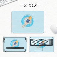 Dell XPS 13-9360 ACD Top Keyboard Bottom PVC Vinyl Laptop Skin Sticker Notebook Decal Removable Scra