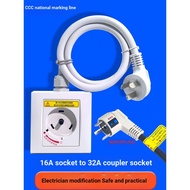 C. c. Suitable for Gree Air Conditioning Socket 16A to 32A2P3P Round Interconnection Coupler Power S