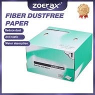 Zoreax Ultra Low Dust Electrostatic Fiber Optic Cleaning Wipes (110 x 210mm)