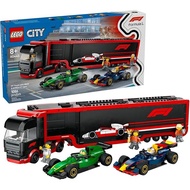 LEGO City F1 Truck with RB20 & AMR24 F1 Car Toys