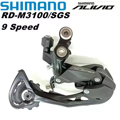 SHIMANO ALIVIO M3100 Rear Derailleur SHADOW RD 9 speed For MTB Bike Mountain Bike Original parts 9 S