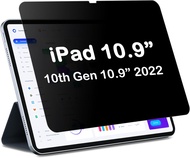 Anti-Spy Privacy Screen Protector for iPad 10th Generation 10.9 Inch 2022 (A2696/A2757/A2777) Protec