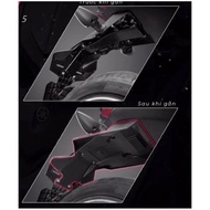 RACING REAR FENDER Y16ZR UNDER COVER VVA EXCITER 155 Ekor Y16 VVA Y16 Abs Rear Fender Exciter 155 AB