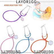 LAYOR1GG Stethoscope Toy, Multi Color DIY Plastic Stethoscope Accessories, Fashion Family Parent-Chi