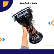 Darbuka Paling Murah Anak ukura 6 inch Dumbuk Marawis Hadroh Banjari Terbang Tumbuk Kayu