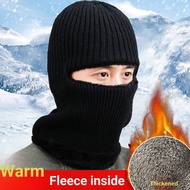 B. b.Hat Men Winter Cycling Windproof Hat Women Knitted Hat Scarf Integrated Cold-Proof Hood Winter 