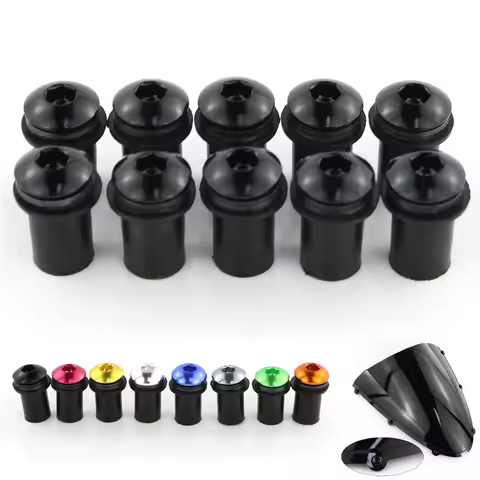 M5 Windscreen Windshield Bolts Screw For Yamaha FZ1 FZS1000 Fazer FZ6R FZ6 FZ8-N S Fazer8 FZ16 FJR 1