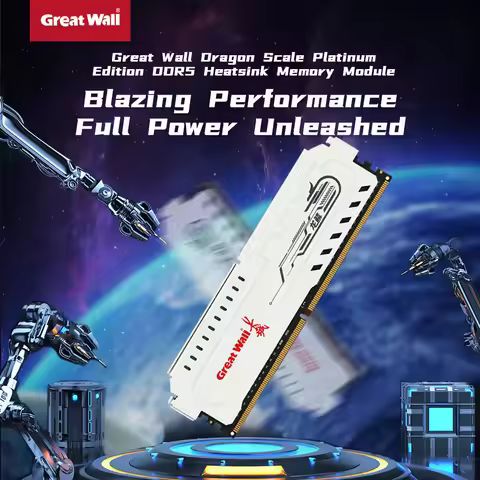 Great Wall Memoria RAM DDR5 5600mhz 6400MHz 6000MHz 16GB 32GB 16GBx2 Gaming Desktop Memory Ram 288Pi