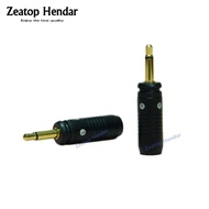 1Pair 1:1 DIY Custom Earphone 3.5mm 2Pole Mono Plug for Focal Clear Elear Elex Elegia Utopia Stellia Headphone Audio Connector