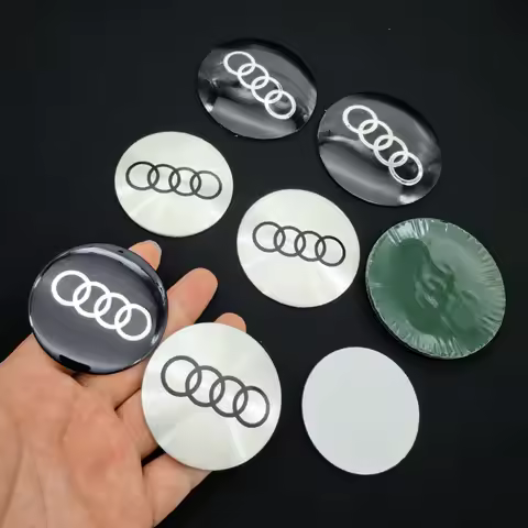 4pcs 56mm 60mm 65mm 70mm 75mm Wheel Center Logo Sticker Emblem Rim Caps Hub Cover Hubcap Badge Decal