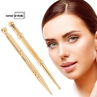 honeypanda 1Pc Pure Brass Facial Massage Pen Eye Trigger Point Massage Pen Reflex Therapy Stimulator