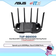 ASUS TUF-BE6500 WiFi 7 Gaming Router Dual-Band BE6500 Ultra-Fast Low Latency AiMesh Home Network