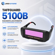 MATA TaffGUARD Auto Darkening Soldering Goggles - 5100B Automatic Electric Welding Glasses Dark Brig