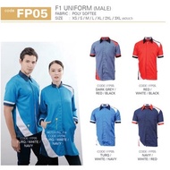 UNIFORM FP 05 BAJU F1 ADULT MALE POLY SOFTEE