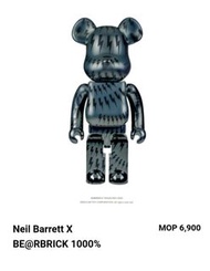 Neil Barrett X BE@RBRICK 1000%