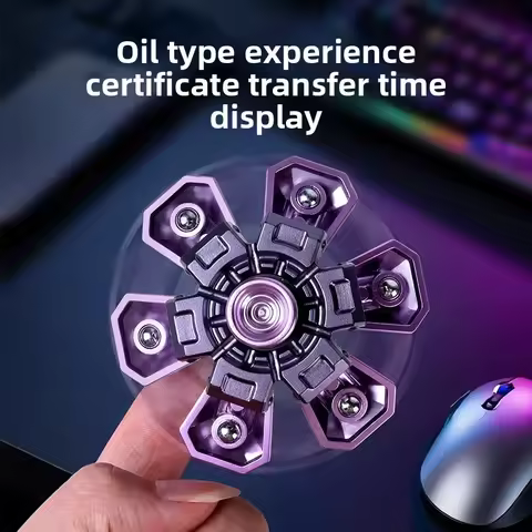 New Steel Beads Fidget Spinner Rotational Deformation Hand Spinner Puzzle Stress Relief Toys for Adu