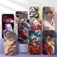 Inuyasha Soft Transparent Phone Case LG Lite Q510 Q92 Stylo 6 Stylo 7 V40 V50 V60 ThinQ Velvet G9 X 