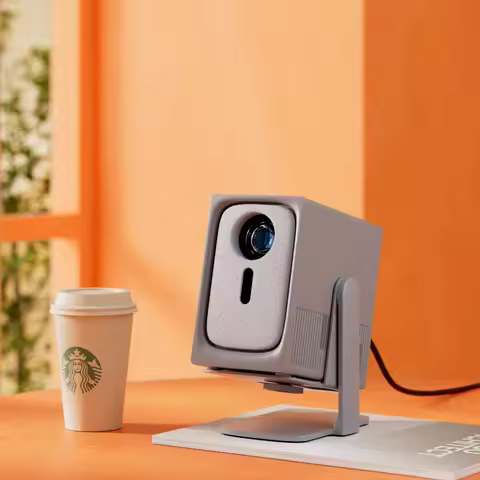 Yinzam HY500 Smart HD Projector Electric Focus 1920x1080p Max 4K Protable Projector 230 Degrees Rota