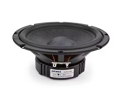 AIYIMA 1Pcs Mid-Woofer Speaker 4 8 Ohm 40W 6.5 Inch Glass Fiber Midrange Bass Speakers DIY Home Thea