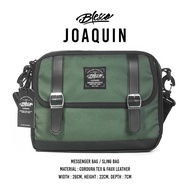 Army green sling travel bag - Blesco Joaquin - multipurpose bikers touring messenger bag