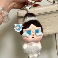 [FIRE] CRYBABY Ballet SHINY SHINY | Crybaby Bale POPMART cotton keychain [GENUINE]