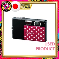 【Used】Panasonic Digital Camera LUMIX FP3 Disney Model Black DMC-FP3-KA 14.1 million pixels 4x optica