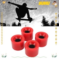 SUHU 4 Pcs/Set PU Wheels, 60x45mm 78A Skateboard Wheels, Durable Low Noise Skateboard Wheel Replacem