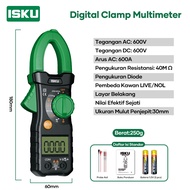 ISKU MultiMeter Digital DC/AC 600V Hitungan Penguji Multimeter Digital Otomatis Pintar