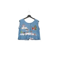 Back to Green-再製刺繡背心 丹寧刺繡 聖誕vt-104//vintage