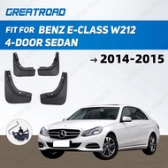 For Mercedes Benz E Class W212 4-Door Sedan sport W212 2014 2015 Mud Flaps Mudguards Splash Guards F