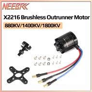 SUNNYSKY  2216 Outrunner Motor X2216 880KV 1400KV 1800KV II 2-4S Brushless Motor For RC Drone 400-80