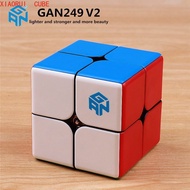 GAN249 V2 2x2 Speed Magnetic Cube Stickerless GAN 249 2x2x2 Magic Cube Puzzle Toy (49mm)