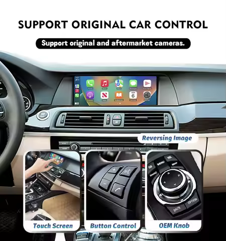 Wireless CarPlay Android Auto Interface for BMW 1 2 3 4 5 6 7 X1 X3 X4 X5 MINI Z4 2009-2012 CIC