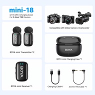 BOYA mini micro không dây mic livestream micro thu âm mic không dây micro mini cho vlog iPhone Andro