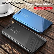 Vivo V11 PRO, Vivo V9, Vivo V53 FLIP COVER CLEAR VIEW CASE MIRROR STANDING AUTO LOCK