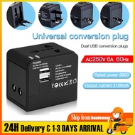 Universal Compact Travel Adapter /Universal Conversion Plug with USB PD ports /Multi Travel Adapter With 4 USB Charger