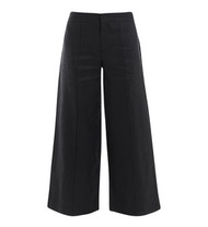 女士闊腳七分長褲