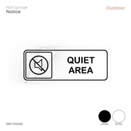No sound sticker - quote area sticker - wall sticker - no sound - sticker
