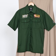 Indigo Workshirt "NOS" HITAM - Workshirt Indigo - Kemeja Workshirt - Kemeja Pria - Kemeja Pendek - K