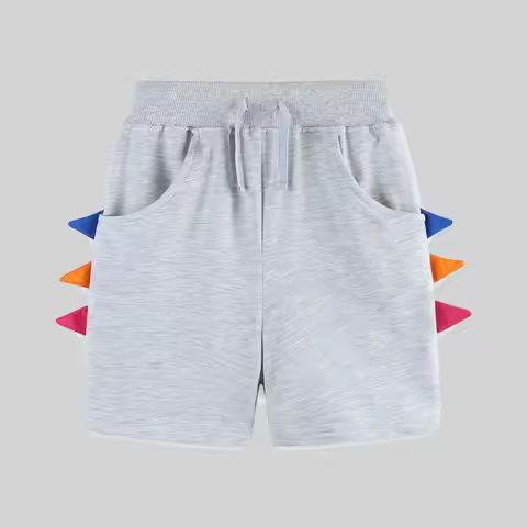 Boys Summer Shorts With Drawstring And Pockets Cotton Clothes Pull Shorts Size 2 7t Baby Boy Jean Sh