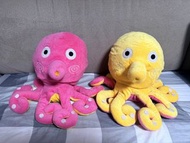 Pink and Yellow Octopus Plush Toys  | 八爪魚公仔 35cm